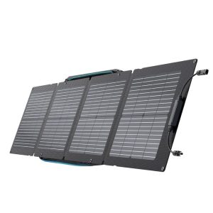 ECOFLOW 110W Portable Solar Panel for Power Station, Foldable Solar Charger Chainable with Adjustable Kickstand, Waterproof IP68 for Outdoor Camping Indoor RV